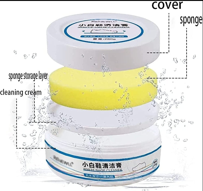 Premium White Shoe Cream Cleaner – Restore the Original Shine